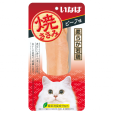 INABA лакомство для кошек Yakisasami куриное филе со вкусом говядины, 26 г