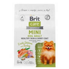 Brit Care Mini сухой корм для взрослых собак мелких пород, индейка и лосось, 400 г
