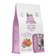 Brit Care сухой корм для котят, беременных и кормящих кошек, индейка, 400 г