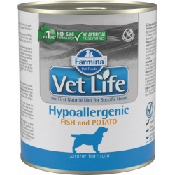 Farmina Vet Life Паштет для собак Hypoallergenic, рыба с картофелем, 300 г