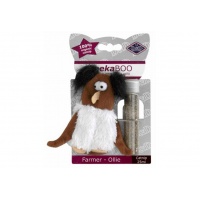 EBI Игрушка для кошек мягкая с кошачьей мятой "Farmer-Ollie", 10см