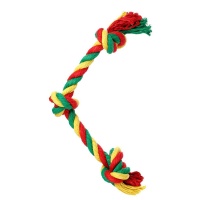Доглайк Грейфер канатный 3 узла Dental Knot (желтый-зеленый-красный)