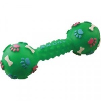 Игрушка для собак "Гантель 100кг", 15см