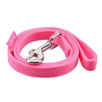 PINKAHOLIC Поводок для собак "Niki", розовый, 140х1,5см