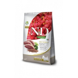 Farmina N&D QUINOA сухой корм для взрослых стерилизованных собак mini утка, киноа