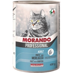 Morando Professional консервы для кошек паштет с Треской
