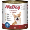 Mr.Dog консервы для собак с Говядиной и языком